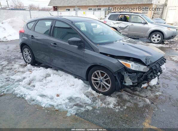 1FADP3K2XJL227831 2018 FORD FOCUS Gray Delantero derecho