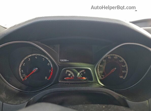 1FADP3L90GL337212 2016 FORD FOCUS Black Vista del cuadro de instrumentos