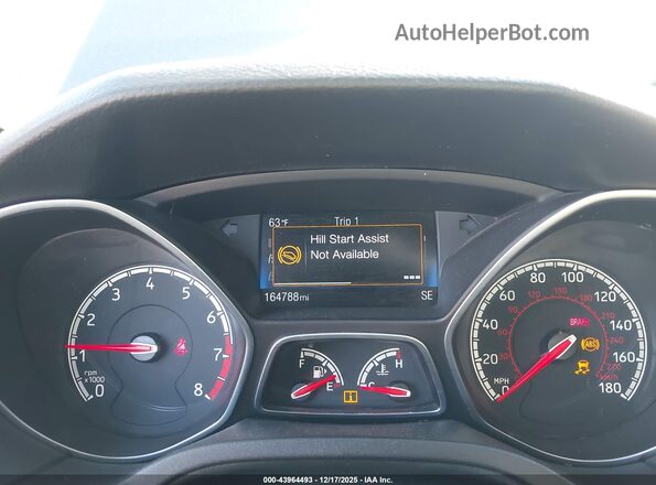 1FADP3L92GL239671 2016 FORD FOCUS ST Gray Vista de los asientos traseros