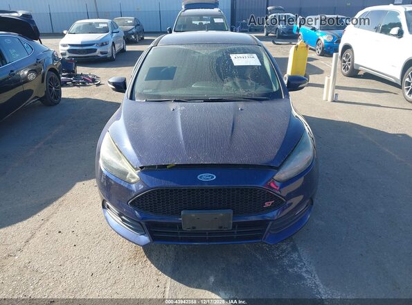 1FADP3L92HL254883 2017 FORD FOCUS ST Dark Blue Widok zestawu wskaźników