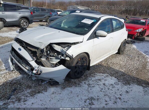 1FADP3L93HL298858 2017 FORD FOCUS ST Белый Передняя левая четверть
