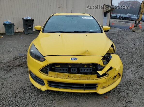 1FADP3L94HL307048 2017 FORD FOCUS Желтый Вид спереди