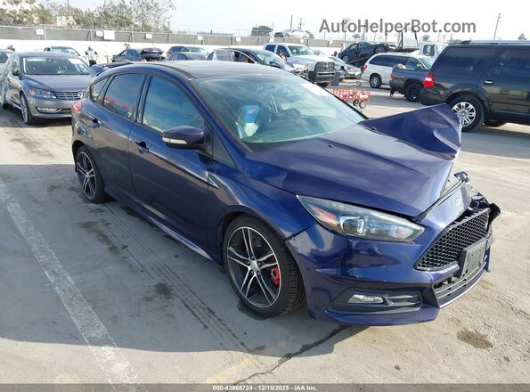 1FADP3L97GL212935 2016 FORD FOCUS ST Синий Передняя правая четверть