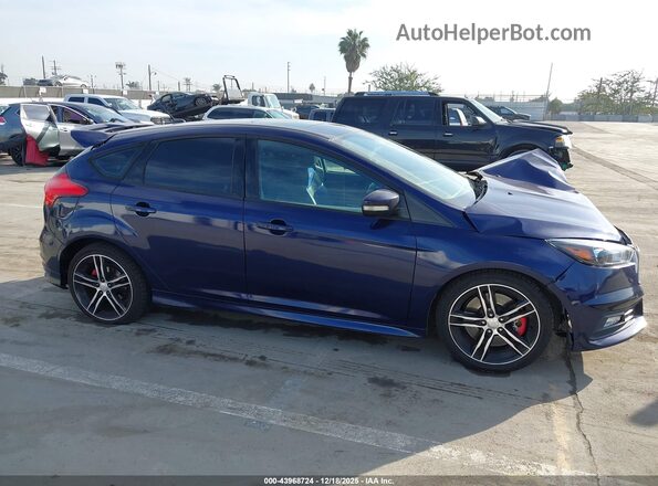 1FADP3L97GL212935 2016 FORD FOCUS ST Синий Вид задней части салона