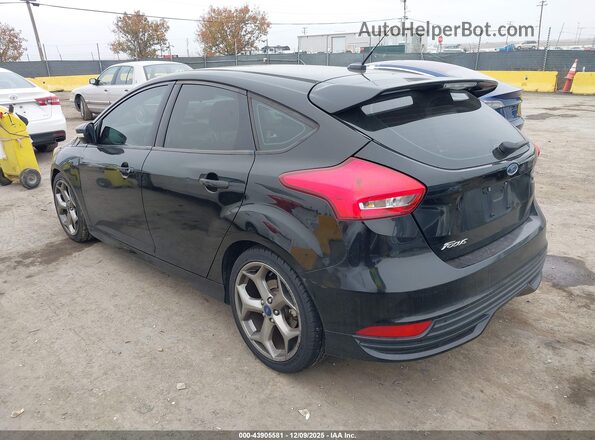1FADP3L97HL246083 2017 FORD FOCUS ST Черный Задняя левая четверть