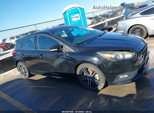 1FADP3L9XHL307734 2017 FORD FOCUS ST Черный Вид задней части салона