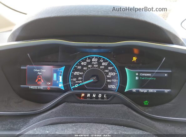 1FADP5AU4GL107322 2016 FORD C-MAX HYBRID Gray Vista de los asientos traseros