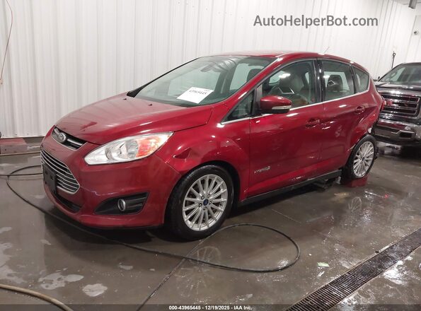 1FADP5BU2GL120469 2016 FORD C-MAX HYBRID Red Przód lewy