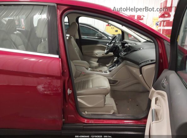 1FADP5BU2GL120469 2016 FORD C-MAX HYBRID Red Widok wnętrza z przodu
