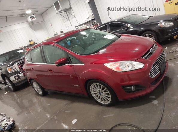 1FADP5BU2GL120469 2016 FORD C-MAX HYBRID Red Widok wnętrza z tyłu