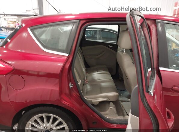 1FADP5BU2GL120469 2016 FORD C-MAX HYBRID Red Widok naklejki z numerem VIN