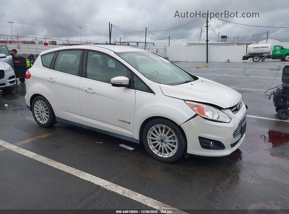 1FADP5BU9GL119383 2016 FORD C-MAX HYBRID Белый Передняя правая четверть