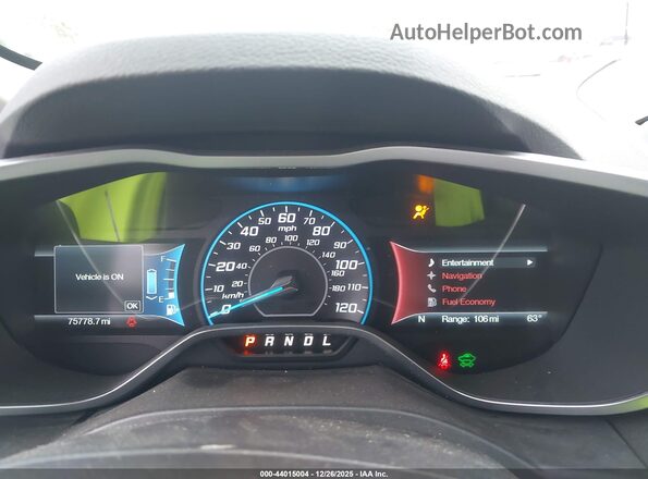 1FADP5BU9GL119383 2016 FORD C-MAX HYBRID Белый Вид задних сидений
