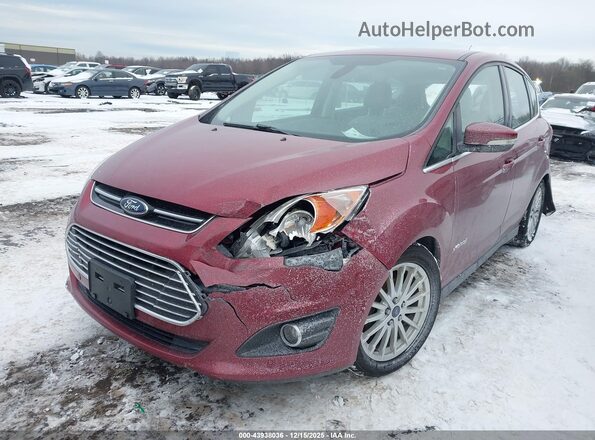 1FADP5BUXGL117335 2016 FORD C-MAX HYBRID Красный Передняя левая четверть