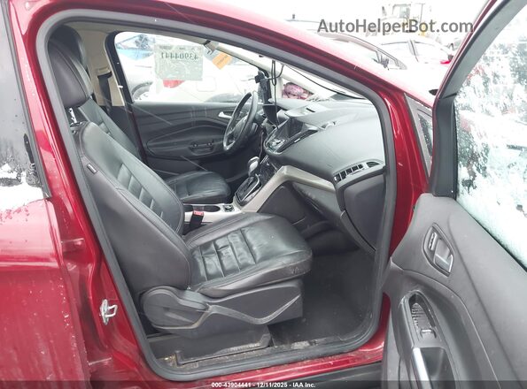 1FADP5CU0GL110439 2016 FORD C-MAX ENERGI Red Widok wnętrza z przodu