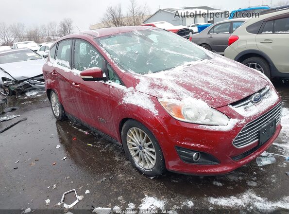 1FADP5CU0GL110439 2016 FORD C-MAX ENERGI Red Przód prawy