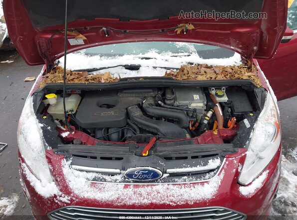 1FADP5CU0GL110439 2016 FORD C-MAX ENERGI Red Widok z tyłu