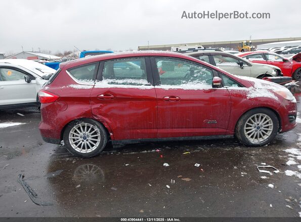 1FADP5CU0GL110439 2016 FORD C-MAX ENERGI Red Widok wnętrza z tyłu
