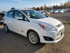 2016 Ford C-max Premium Sel White vin: 1FADP5CU7GL109420