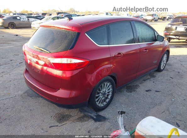 1FADP5CU8GL105263 2016 FORD C-MAX ENERGI Красный Задняя правая четверть