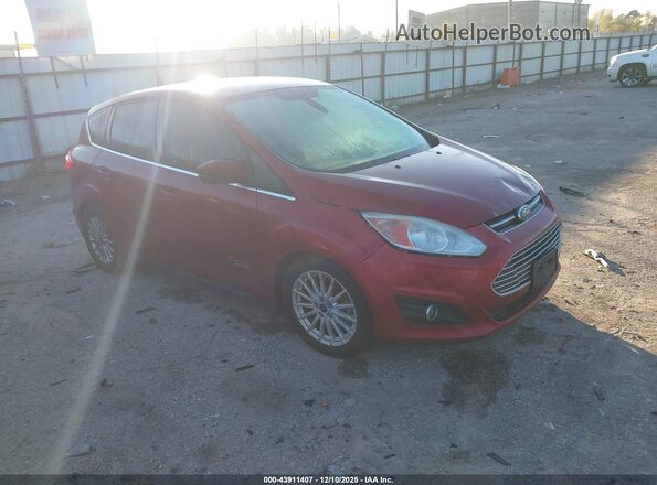 1FADP5CU8GL105263 2016 FORD C-MAX ENERGI Красный Передняя правая четверть