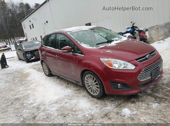 1FADP5CUXGL114286 2016 FORD C-MAX ENERGI Red Przód prawy