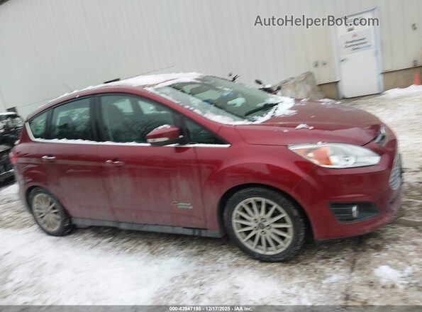 1FADP5CUXGL114286 2016 FORD C-MAX ENERGI Red Widok wnętrza z tyłu
