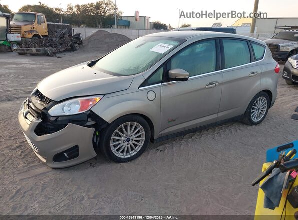1FADP5CUXGL118676 2016 FORD C-MAX ENERGI Brown Front left