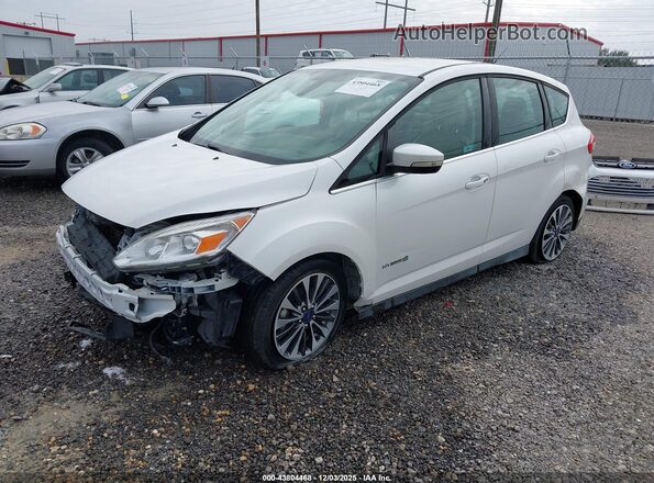 1FADP5DU2HL103377 2017 FORD C-MAX HYBRID Белый Передняя левая четверть