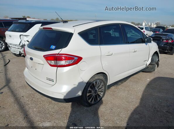 1FADP5DU5JL103511 2018 FORD C-MAX HYBRID Белый Задняя правая четверть