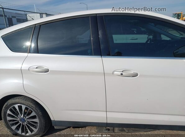 1FADP5DU5JL103511 2018 FORD C-MAX HYBRID Белый Вид задней части салона