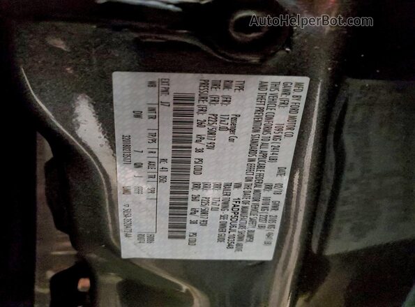 1FADP5DU6JL103548 2018 FORD C-MAX Gray Вид наклейки з VIN-кодом