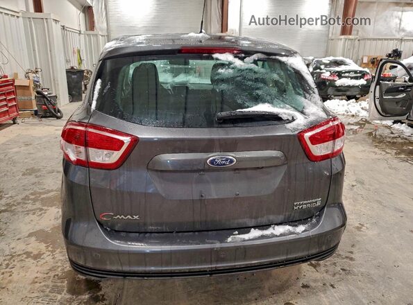 1FADP5DU6JL103548 2018 FORD C-MAX Gray Вид ззаду