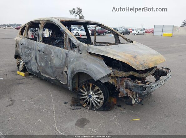 1FADP5EU2HL102695 2017 FORD C-MAX ENERGI Коричневый Передняя правая четверть