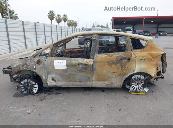 1FADP5EU2HL102695 2017 FORD C-MAX ENERGI Коричневый Вид задней части салона