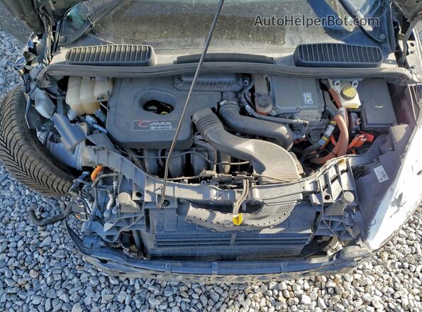 1FADP5EU4HL102617 2017 FORD C-MAX Gray Widok wnętrza z tyłu