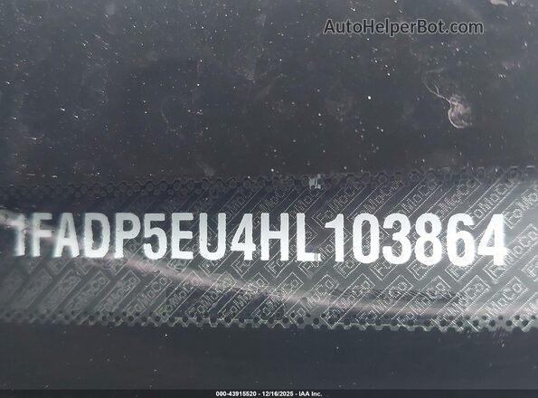 1FADP5EU4HL103864 2017 FORD C-MAX ENERGI Серебряный 