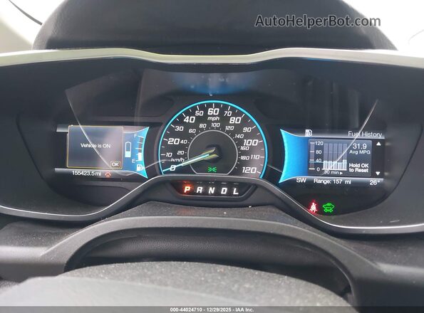 1FADP5FU2HL102601 2017 FORD C-MAX ENERGI Серый Вид задних сидений