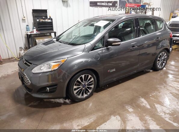 1FADP5FU7HL111519 2017 FORD C-MAX ENERGI Серый Передняя левая четверть