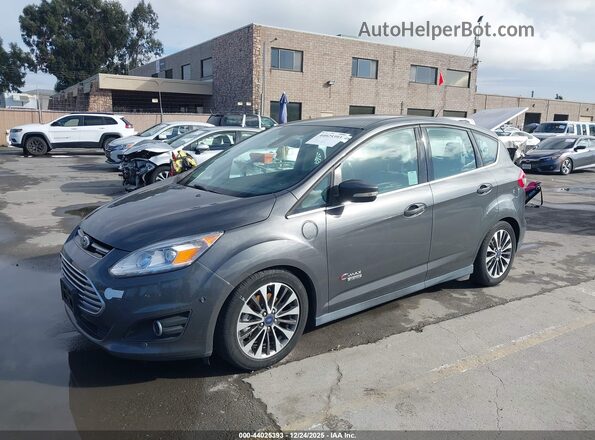 1FADP5FU7HL112640 2017 FORD C-MAX ENERGI Серый Передняя левая четверть