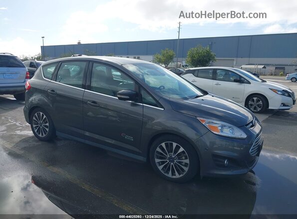 1FADP5FU7HL112640 2017 FORD C-MAX ENERGI Серый Передняя правая четверть