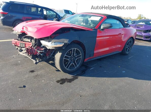 1FATP8UH0M5116367 2021 FORD MUSTANG Red Front left