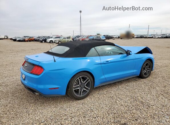 1FATP8UH3P5100457 2023 FORD MUSTANG Синий Задняя правая четверть