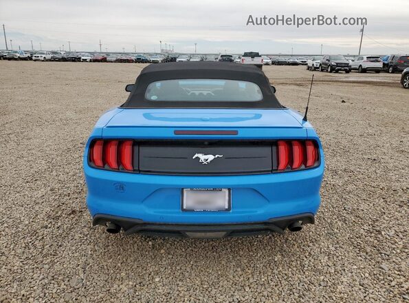1FATP8UH3P5100457 2023 FORD MUSTANG Синий Вид сзади