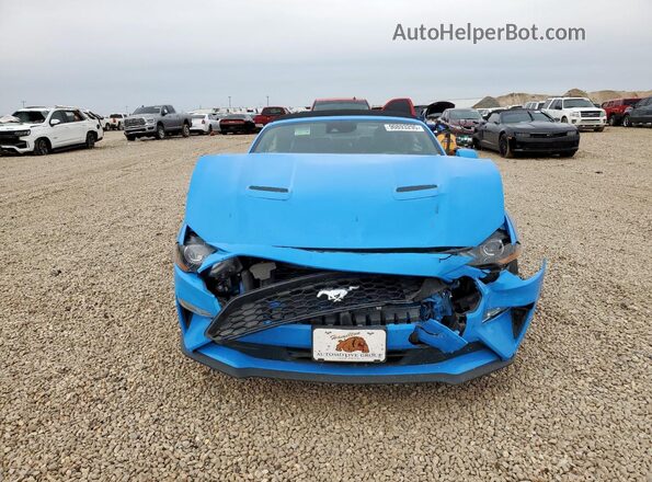1FATP8UH3P5100457 2023 FORD MUSTANG Синий Вид спереди