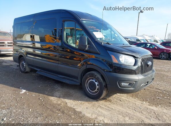 1FBAX2C86PKB37668 2023 FORD PASSENGER Black Przód prawy