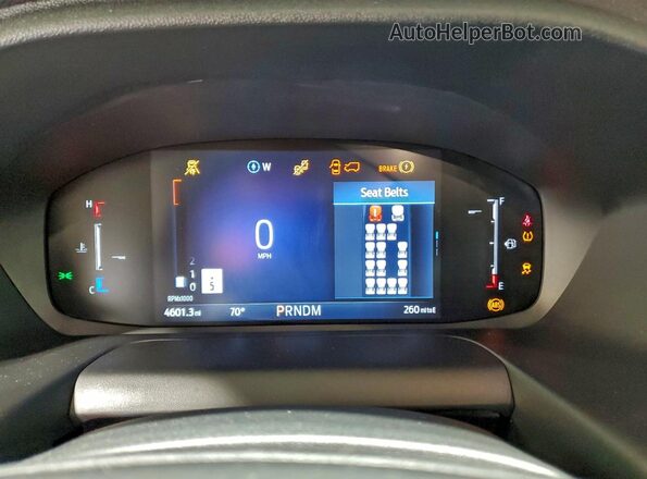 1FBAX2C87TKA08400 2026 FORD TRANSIT Black Вид щитка приладів