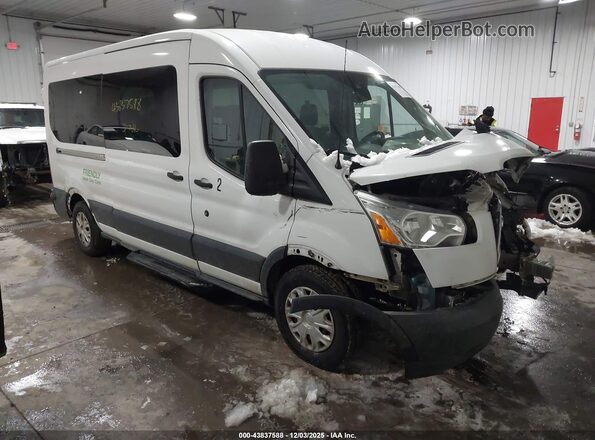 1FBAX2CM0GKA93826 2016 FORD TRANSIT-350 White Przód prawy
