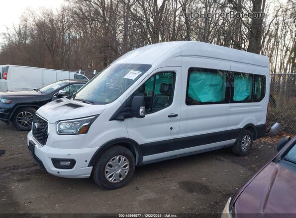1FBAX2X88PKB99552 2023 FORD PASSENGER White 360 interior view
