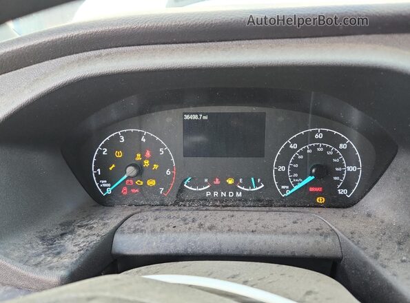 1FBAX2YG6RKA48766 2024 FORD TRANSIT White Instrument cluster view